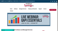 Desktop Screenshot of healthcaresynergy.com